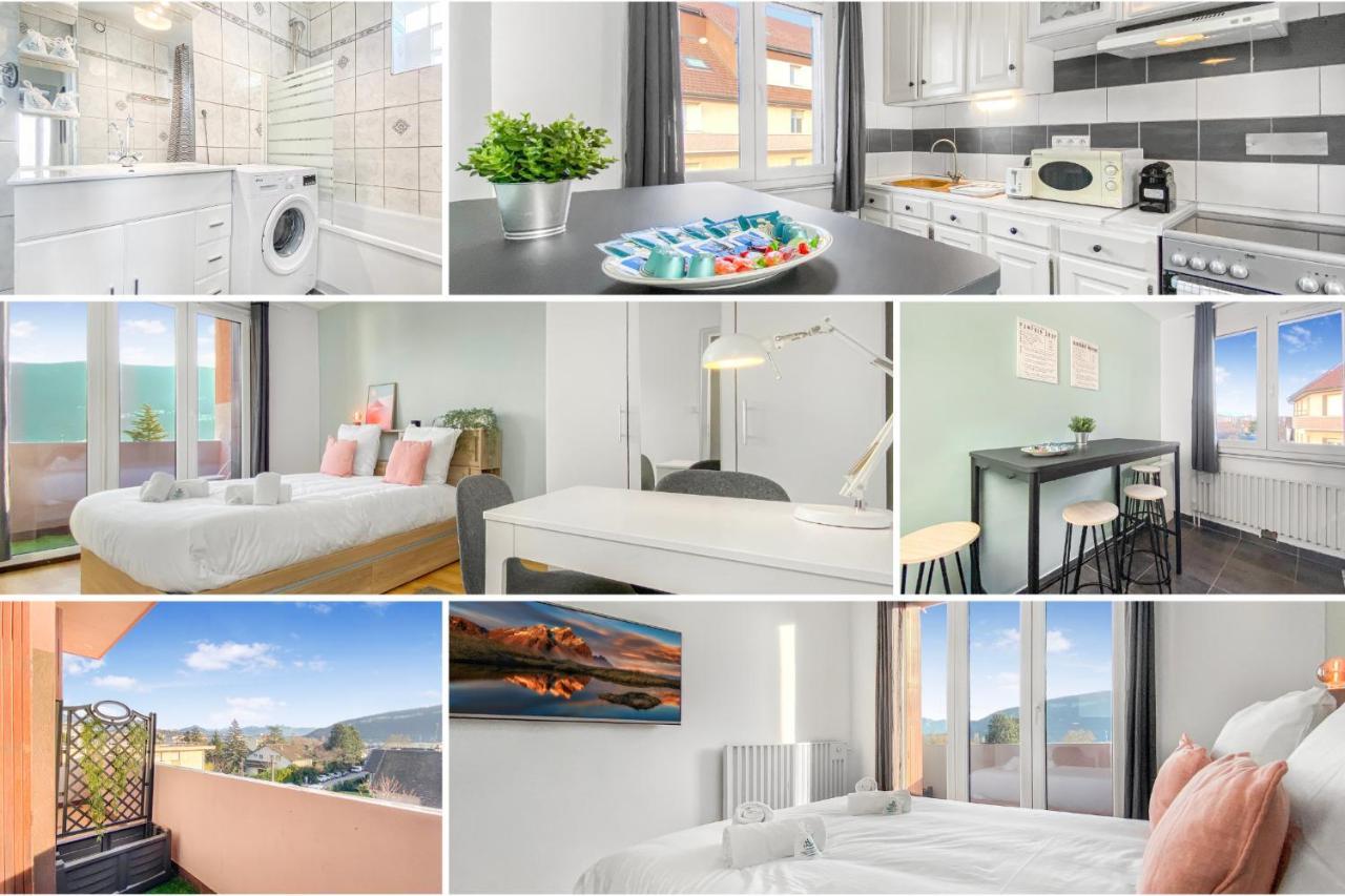 Homey Coloc Goodlife - Colocation Moderne - Chambres Privees - Wifi Et Netflix - Au Pied Du Tram Pour Geneve Ambilly Exterior foto