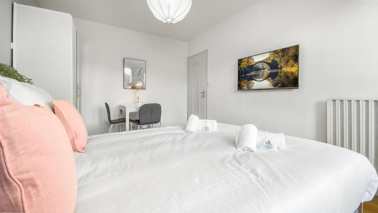 Homey Coloc Goodlife - Colocation Moderne - Chambres Privees - Wifi Et Netflix - Au Pied Du Tram Pour Geneve Ambilly Exterior foto